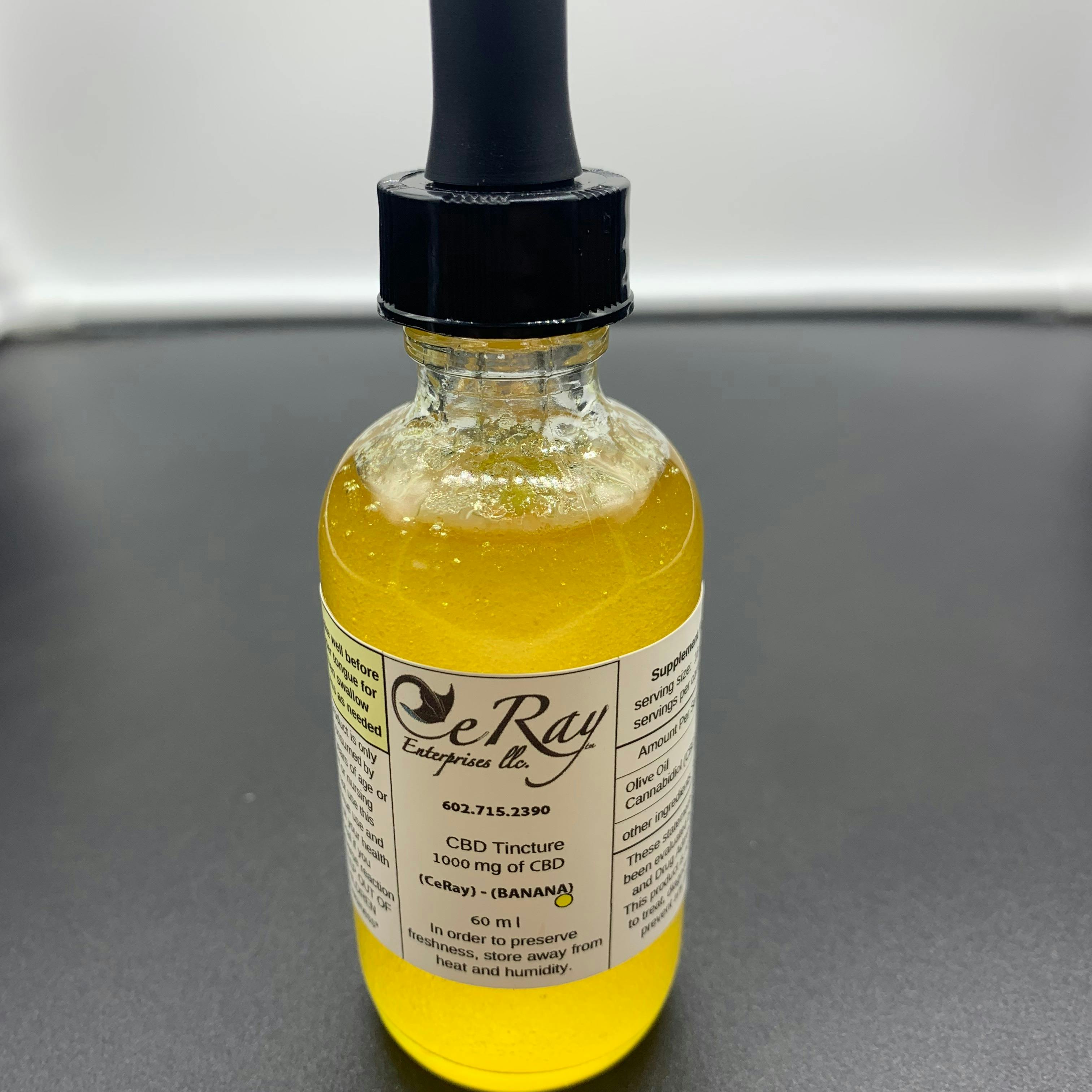 1000 MG Banana CBD Oil Tincture